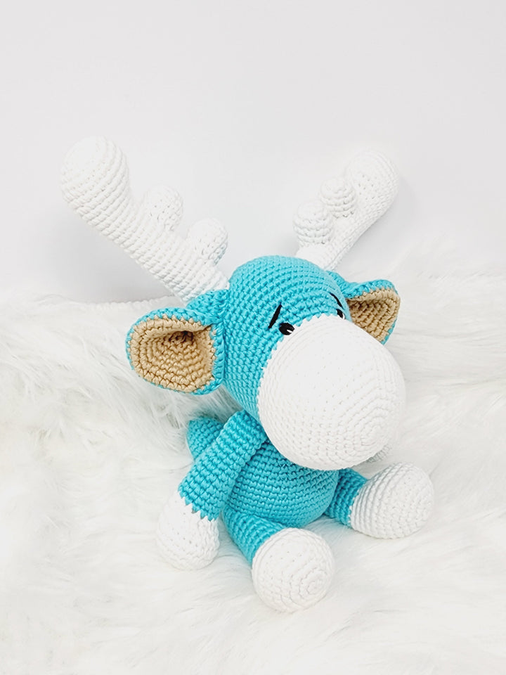 Amigurumi Reindeer Baby Toy