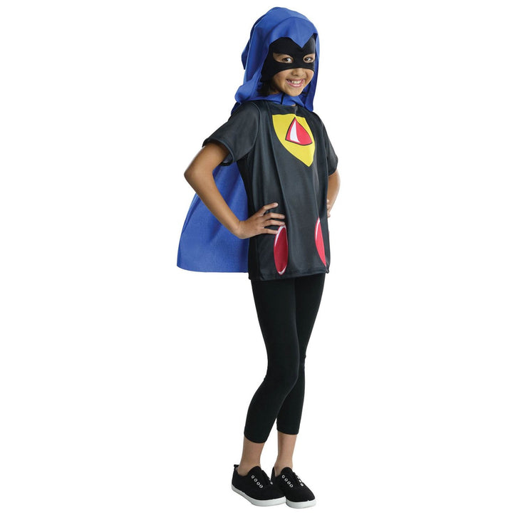 Rubies 279906 Halloween Kids Teen Titans Raven Costume Top - Small