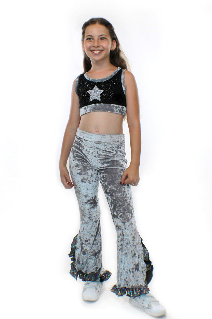 Lilo, little glitter crop Top