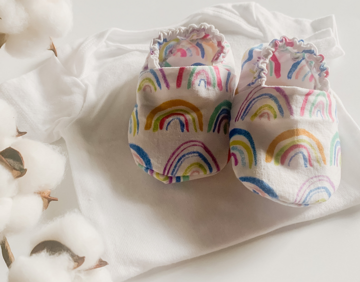 Boho Rainbow Elastic Baby Shoes