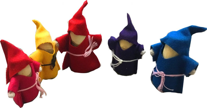 Baby WOODEN GNOMES Toys SET OF 5