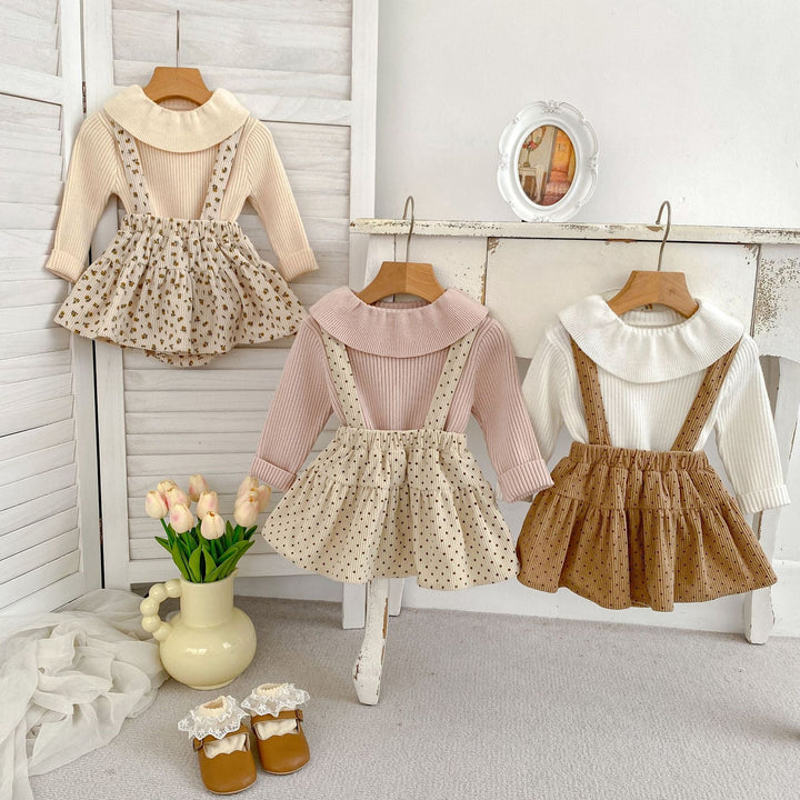 Baby Girls Long Sleeves Simple Top Clothes