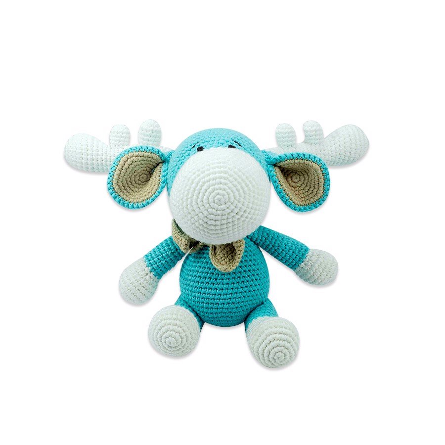 Amigurumi Reindeer Baby Toy