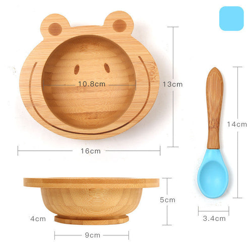 Baby dinner training plate cutlery set