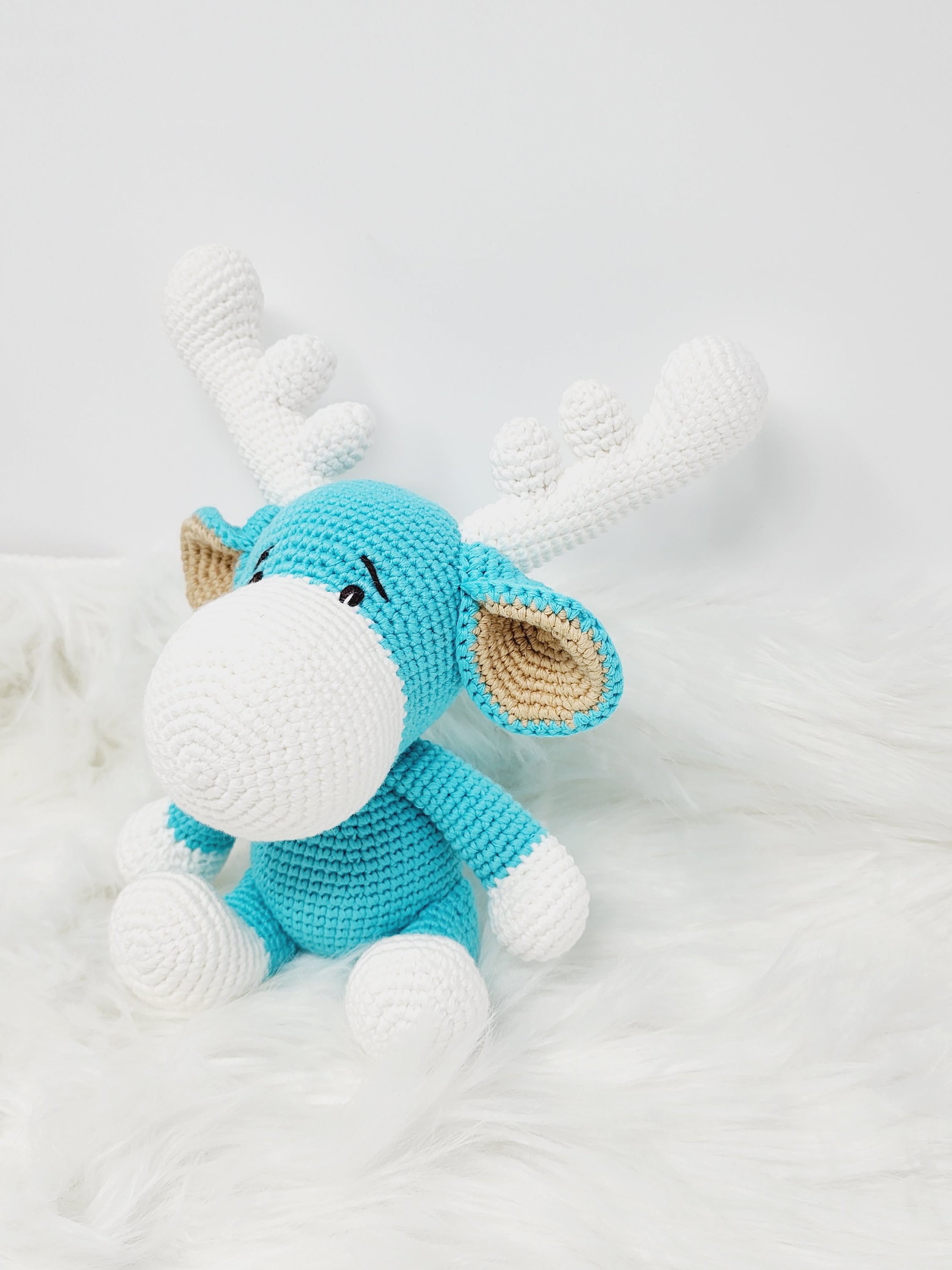 Amigurumi Reindeer Baby Toy