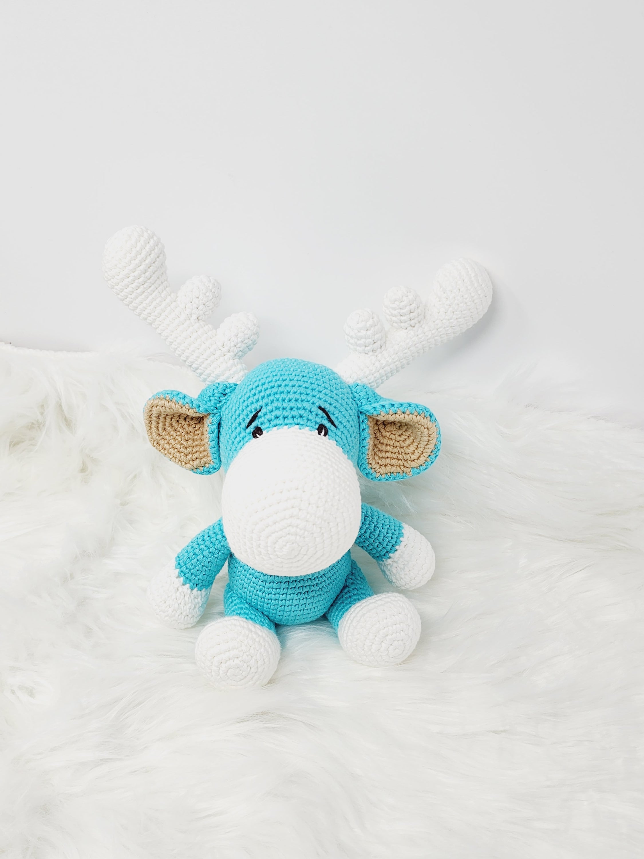 Amigurumi Reindeer Baby Toy