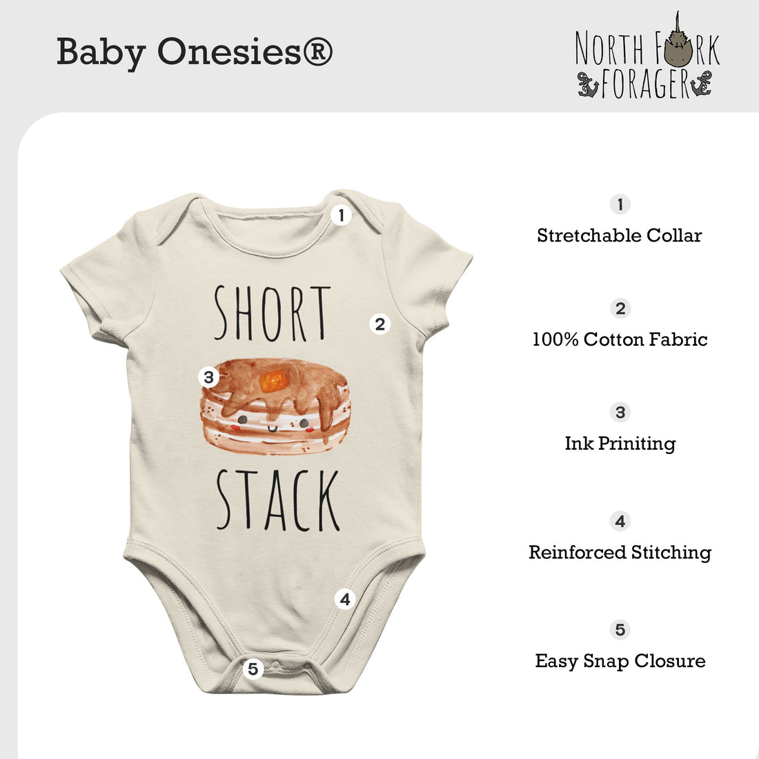 Snacks Foodie - Baby Boy Girl Clothes