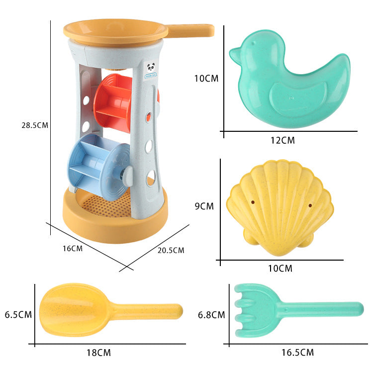 Children Wheat Straw Beach Toys