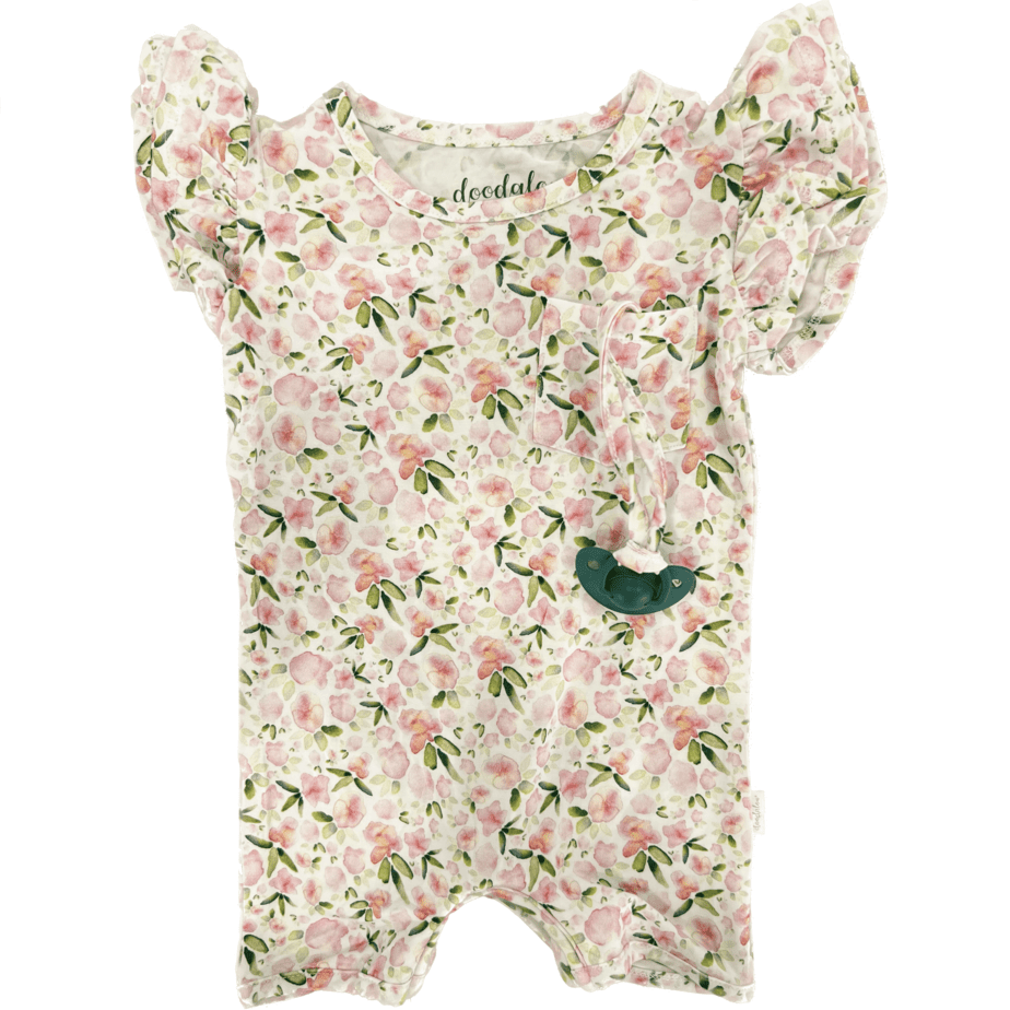 Baby Romper Ruffle Sleeves with Shorts