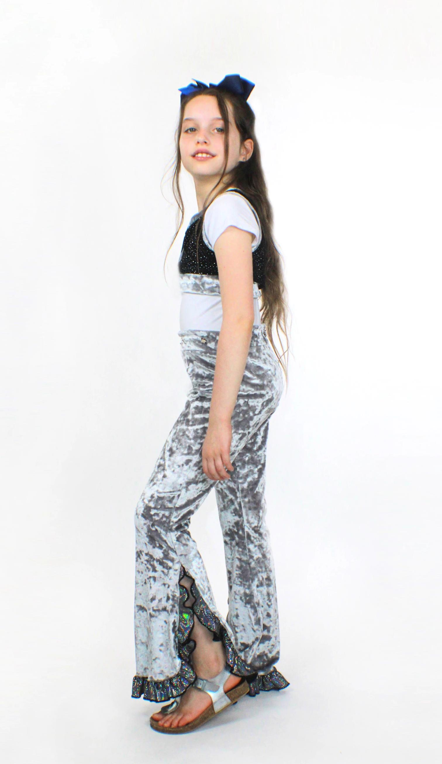 Lilo, little glitter crop Top