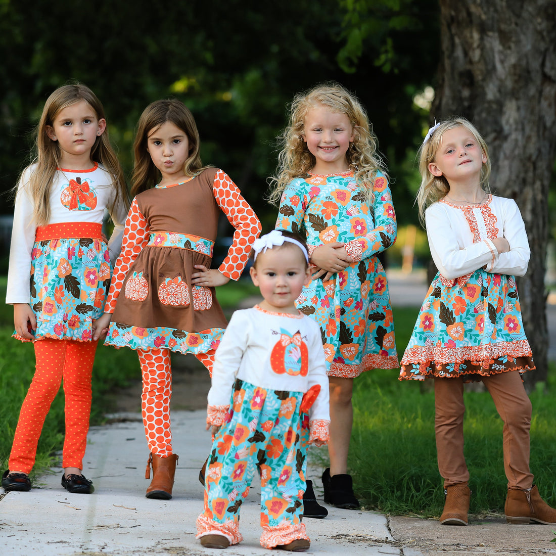 Autumn Orange Pumpkin Romper