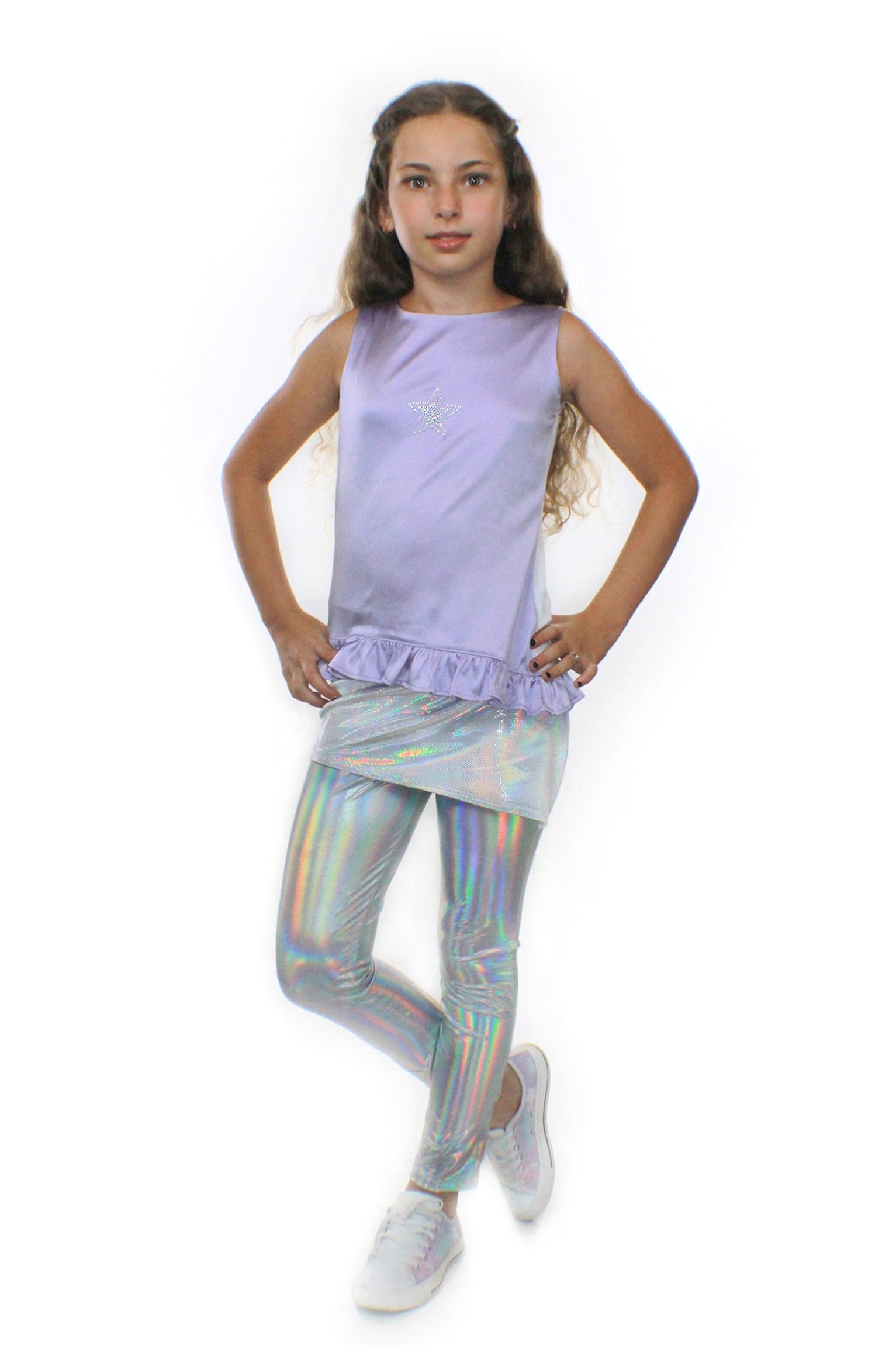 Willow, A-symmetric silk Blouse