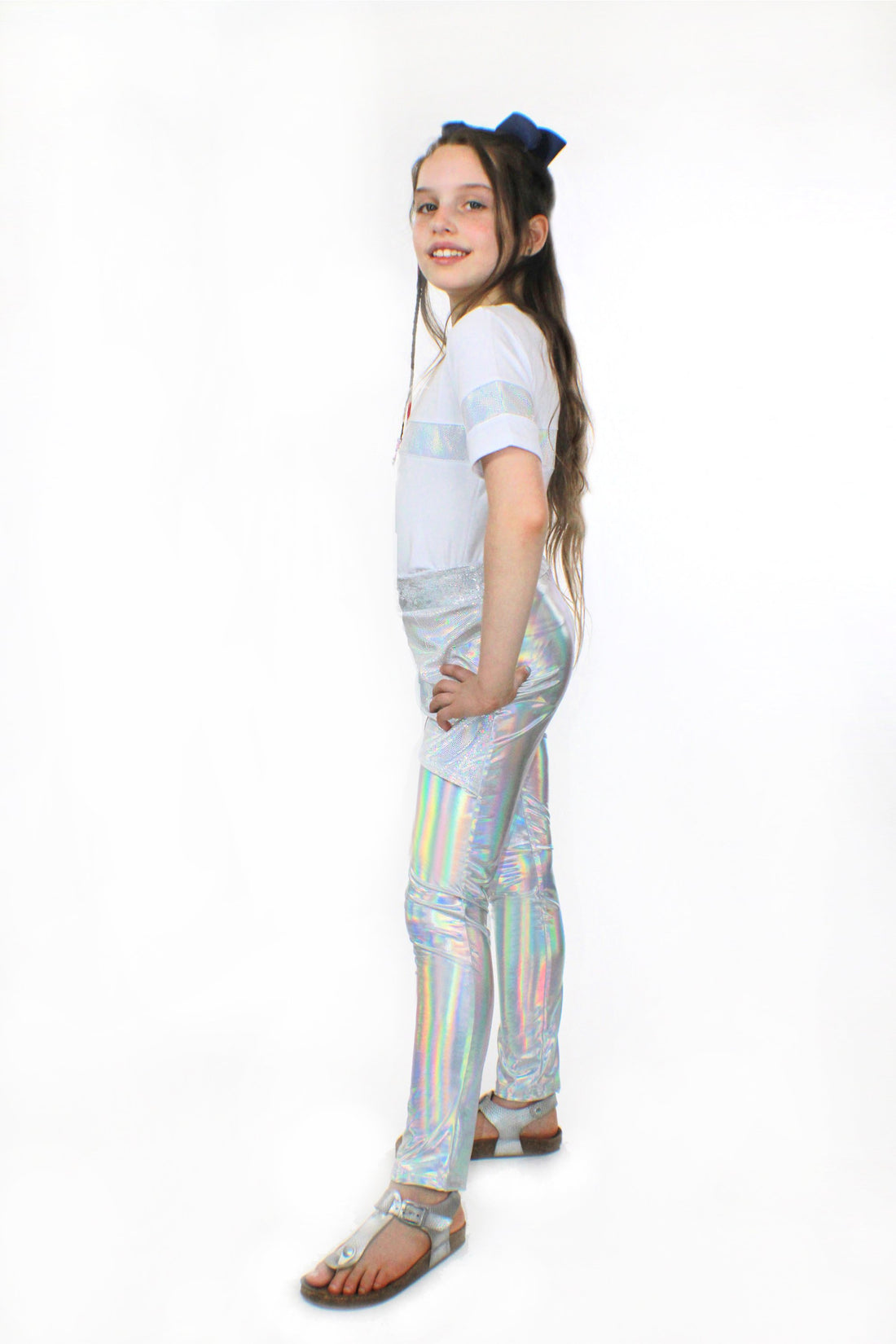 Stella, bamboo jersey sequin Top