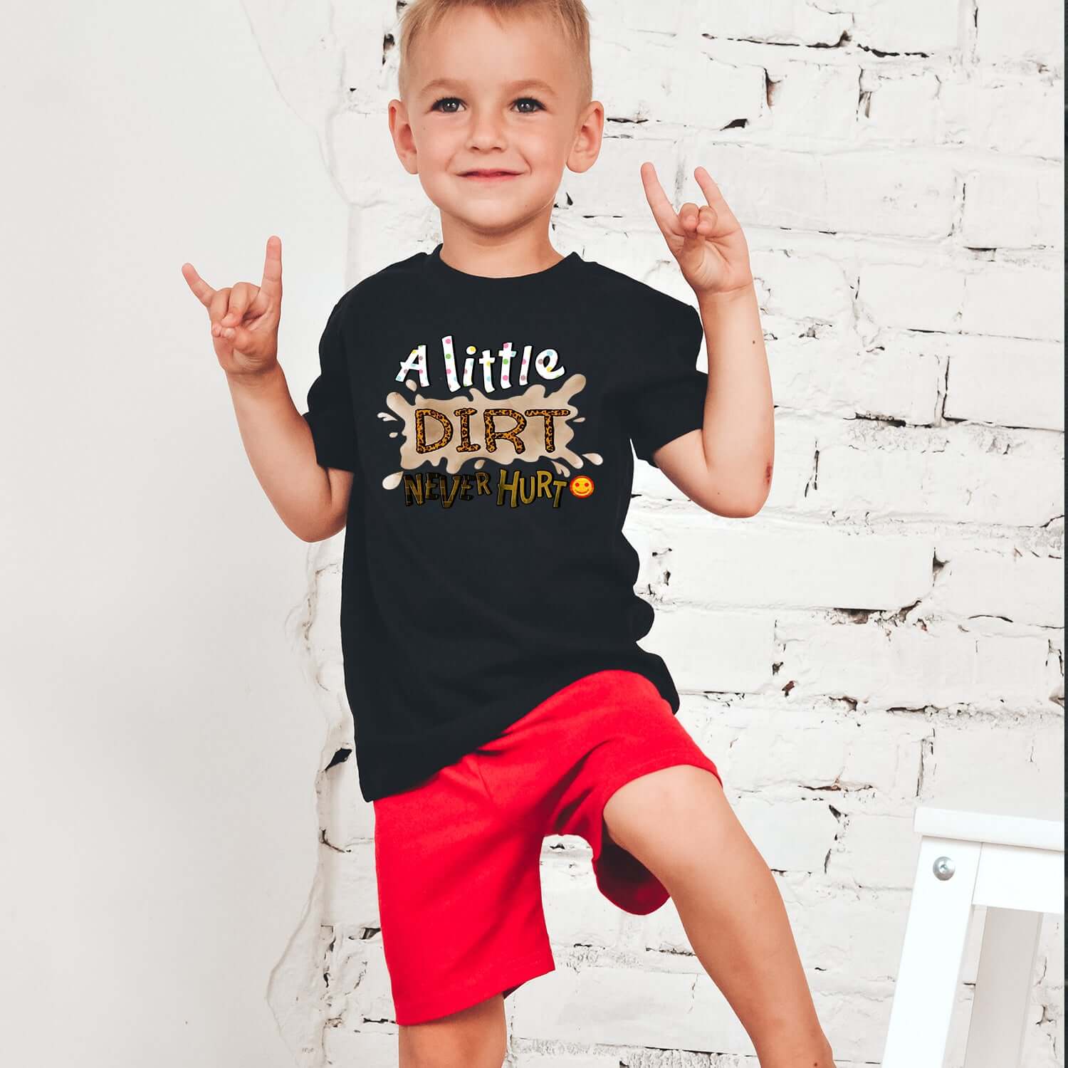 A Little Dirt Toddler T-shirt