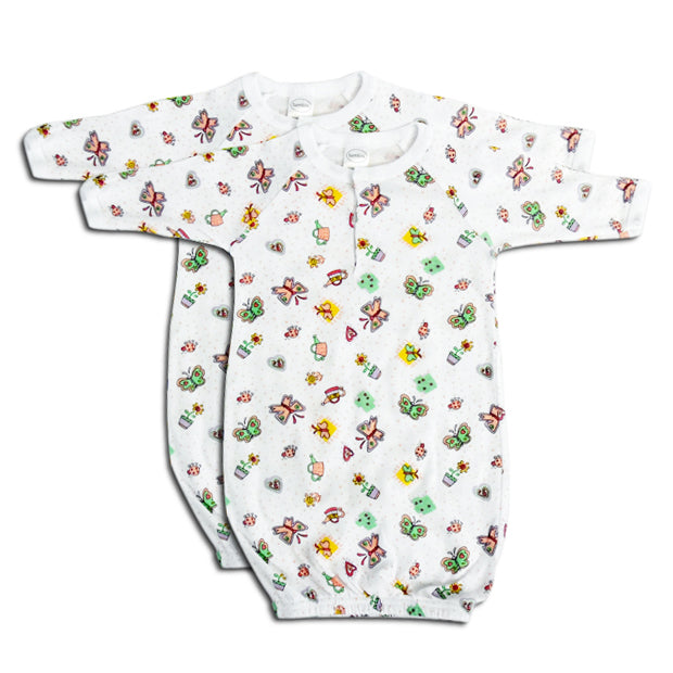 Bambini Girls Print Infant Gowns