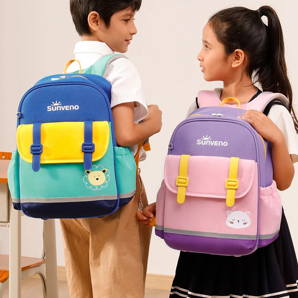 Adventure Cat and Lion Preschoolers School Backpacks
