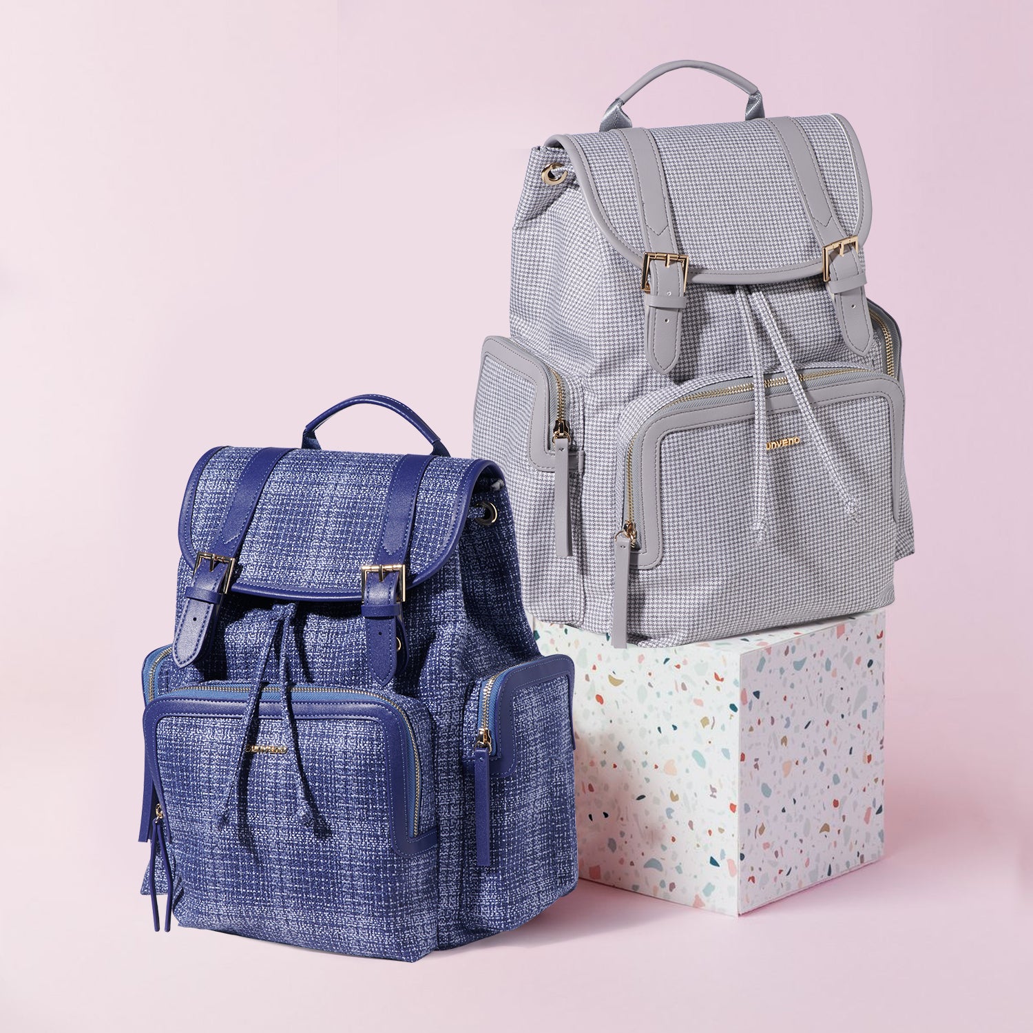 Fashion Tweed Baby Diaper Backpack