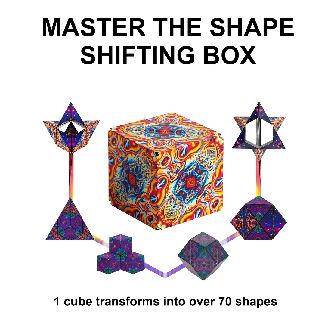 3D Changeable Magnetic Magic Cube Toy