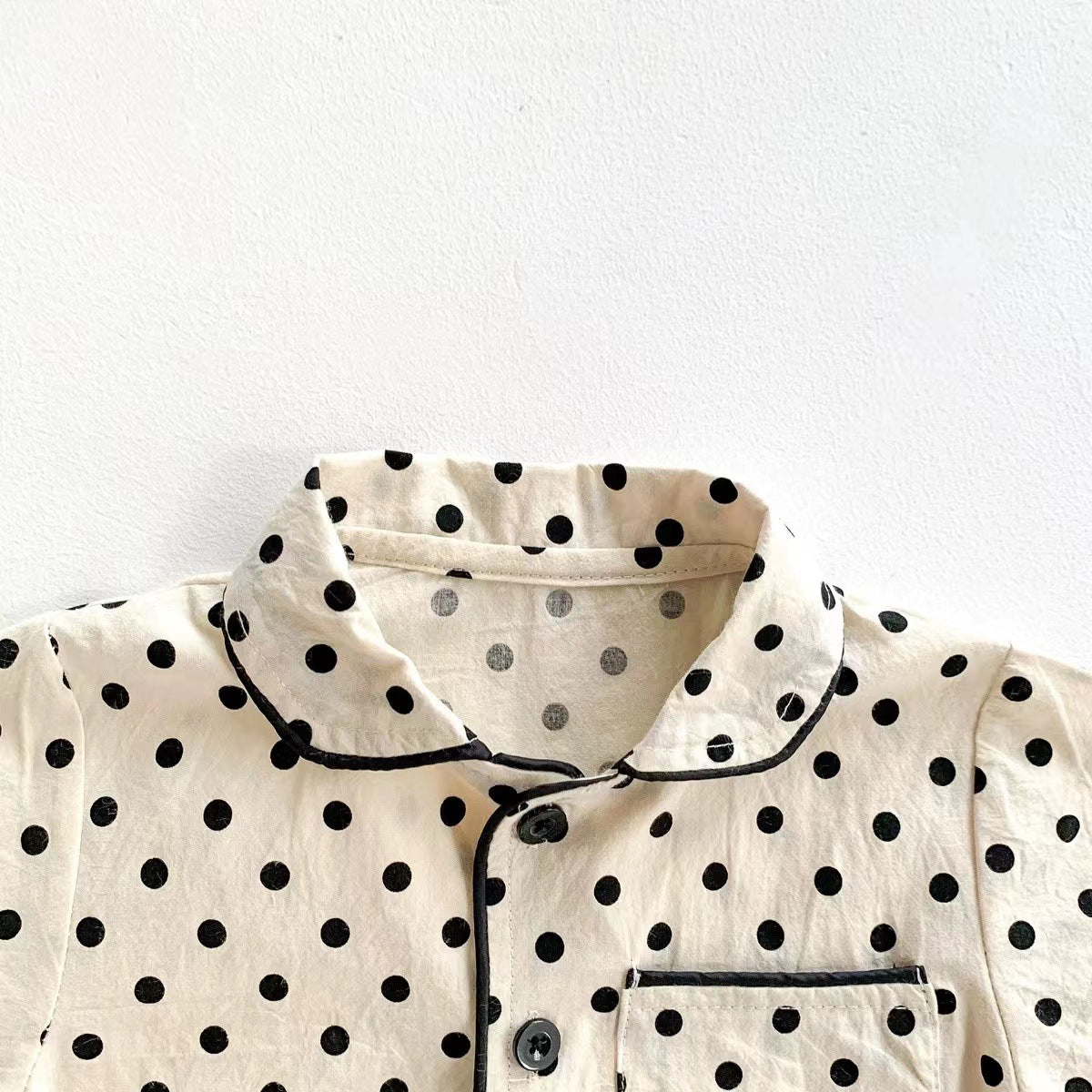 Baby Boy Breasted Design Short Rompers