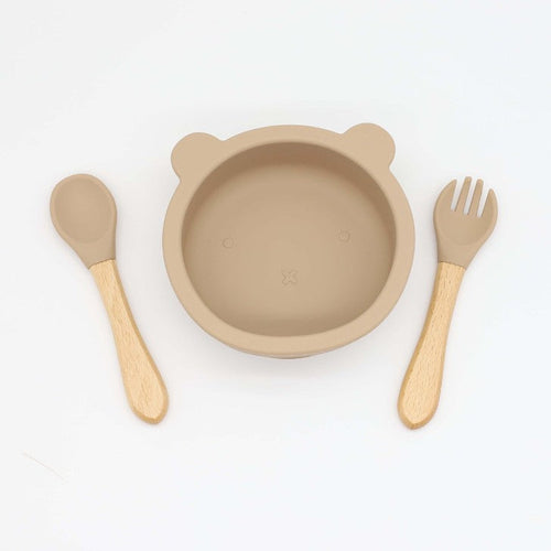 Baby Food Training Silicone Bowl