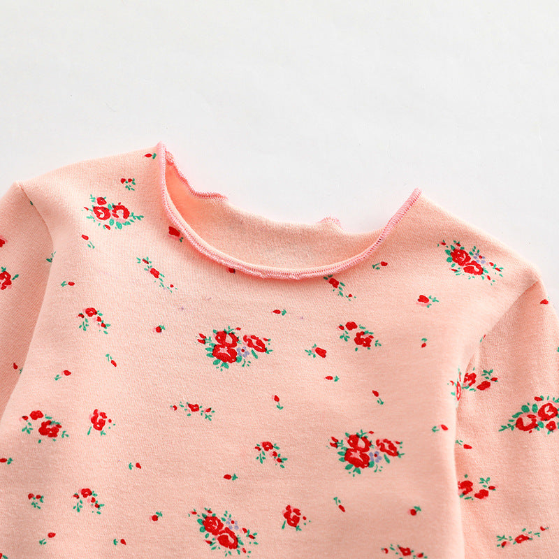 Baby Print Pattern Tops Clothes