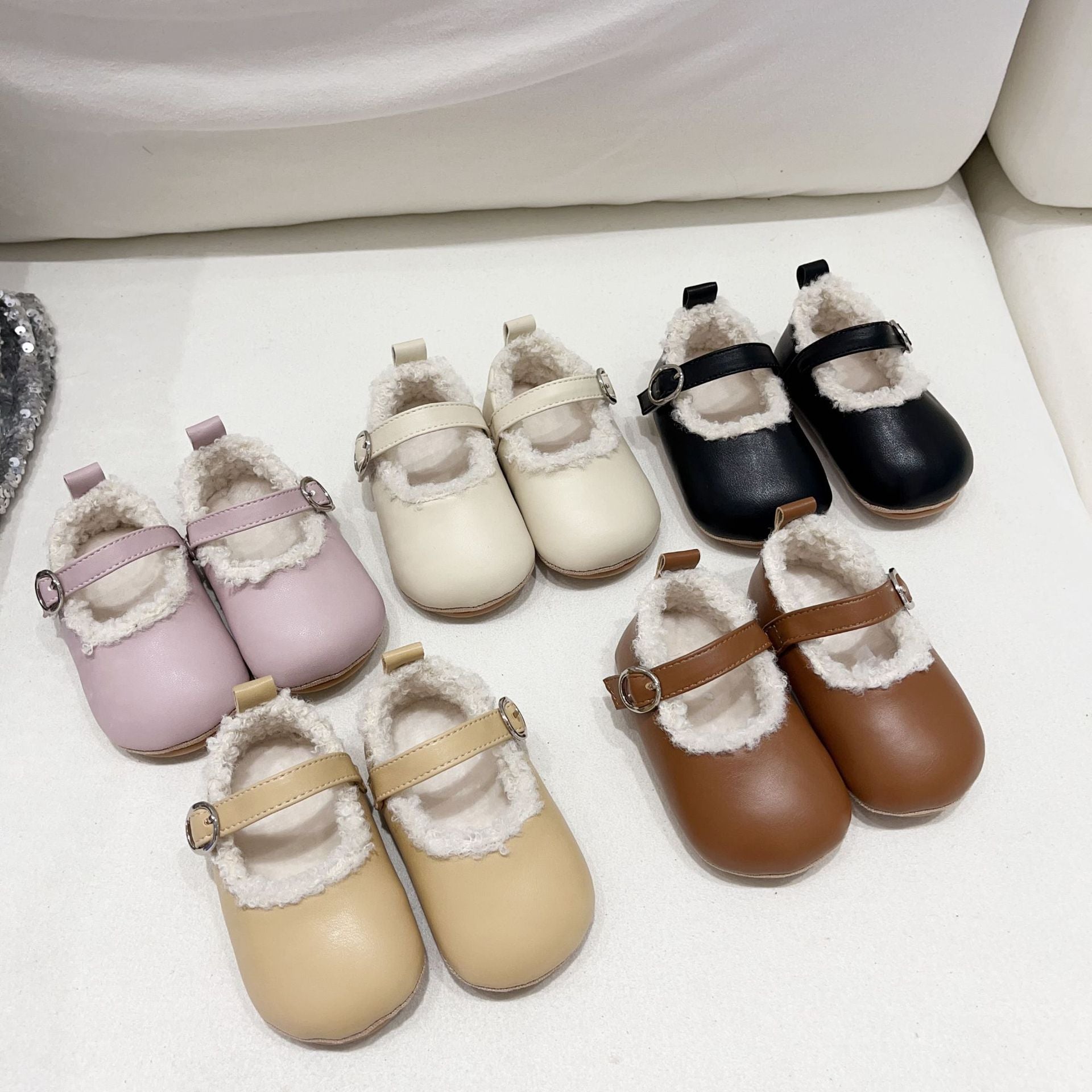 Infant Baby Girl Solid Color Shoes