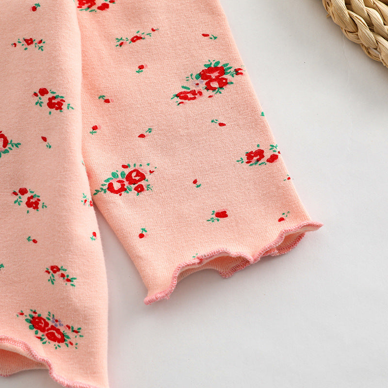 Baby Print Pattern Tops Clothes