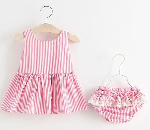 Baby Girl Striped Pattern Dress