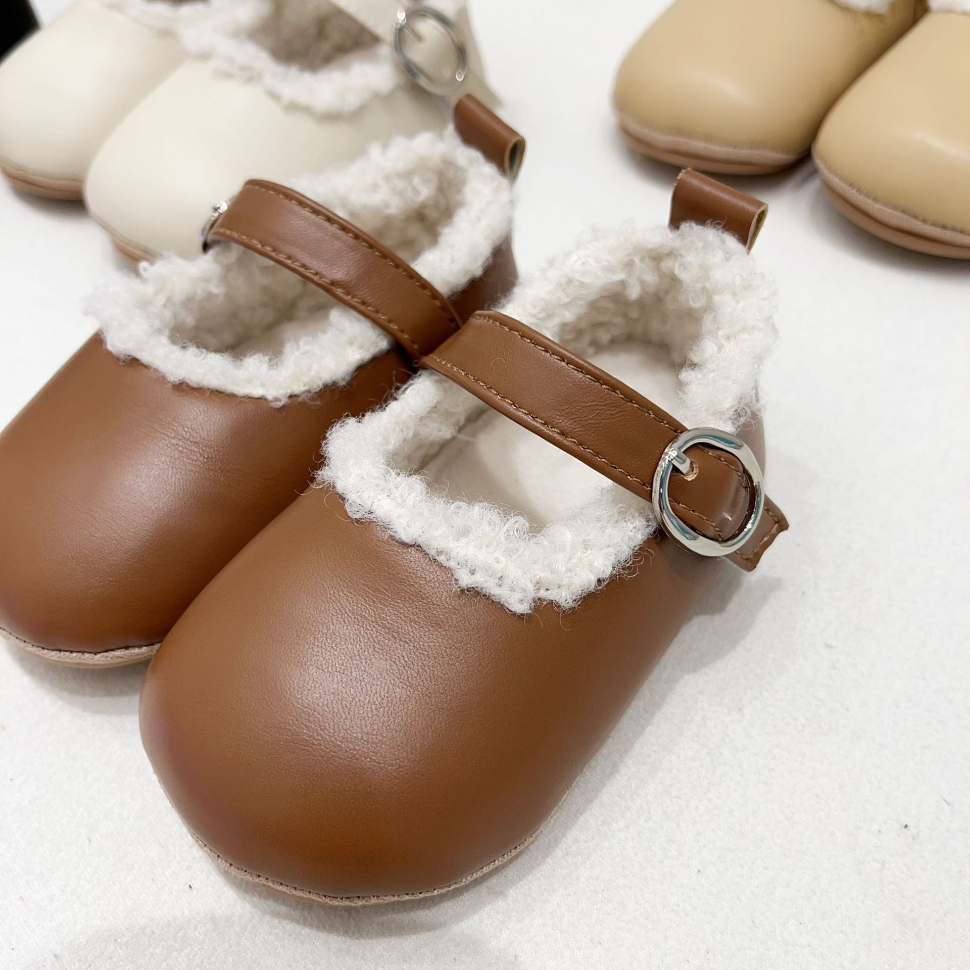 Infant Baby Girl Solid Color Shoes