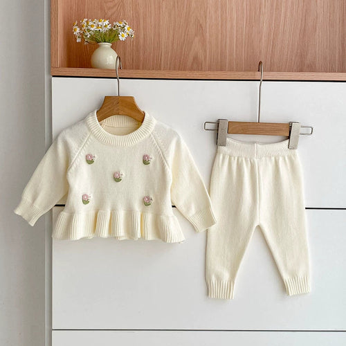 Baby Girls Long Sleeves Knitted Top Clothes