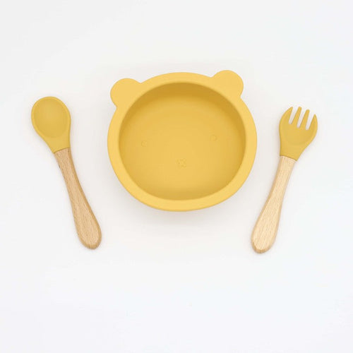 Baby Food Training Silicone Bowl