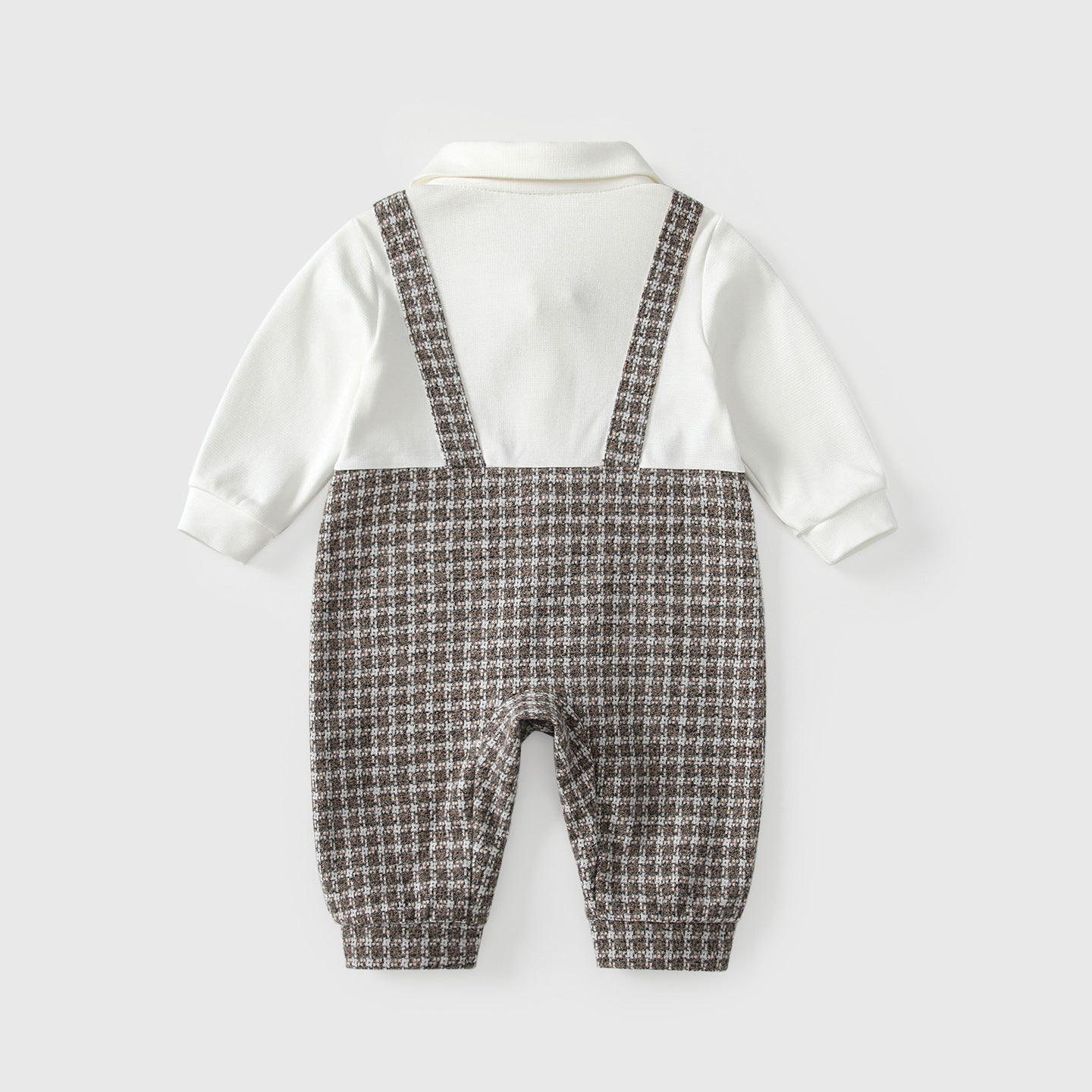 Autumn Patchwork Plaid Rompers