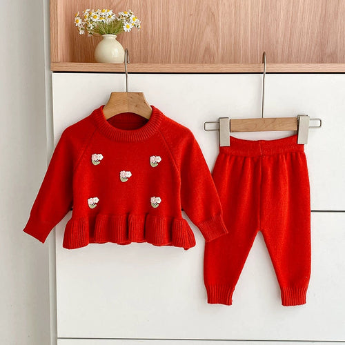 Baby Girls Long Sleeves Knitted Top Clothes