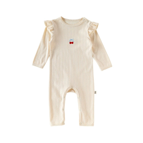 Long Sleeves Casual Simple Pattern Rompers