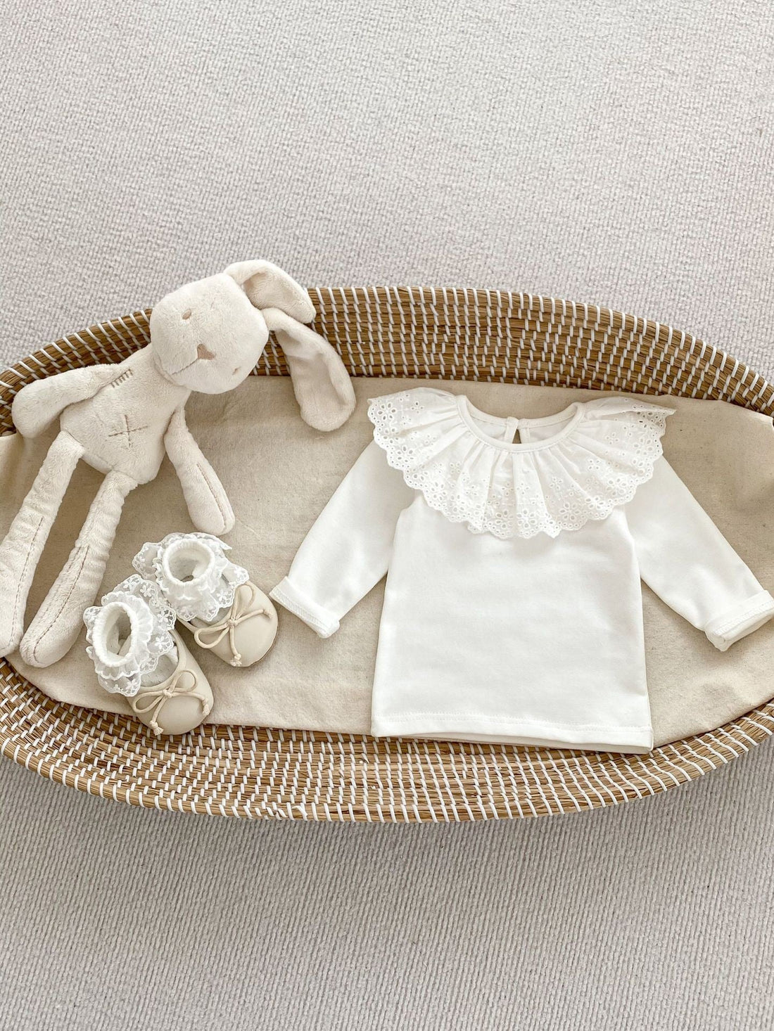 Baby Girls Long Sleeves Simple Top Clothes