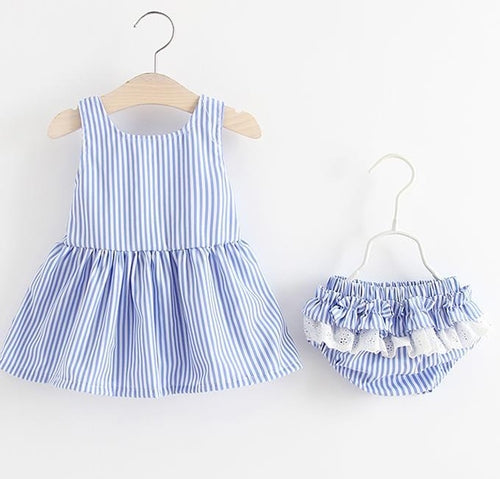 Baby Girl Striped Pattern Dress
