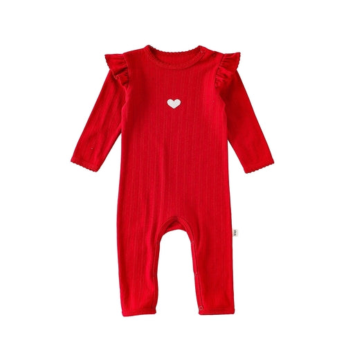 Long Sleeves Casual Simple Pattern Rompers