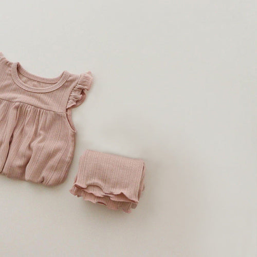 Baby Girl Sleeveless Top Combo Clothes