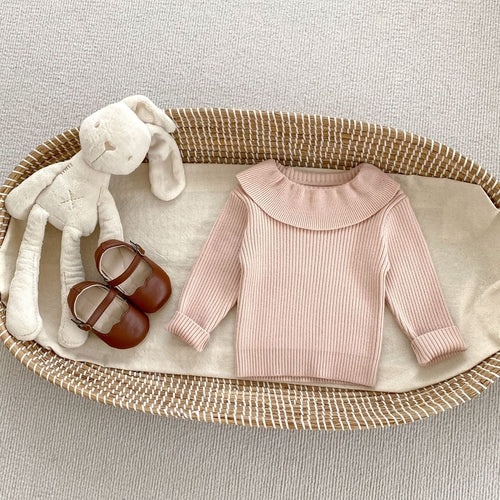 Baby Girls Long Sleeves Simple Top Clothes