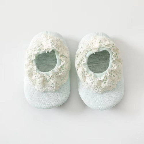 Baby Lace Ruffle Design Shoes
