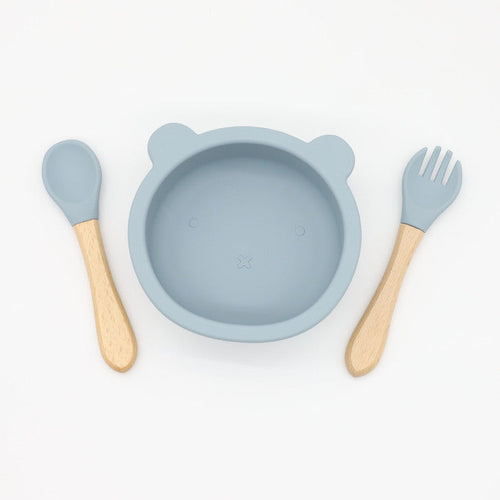 Baby Food Training Silicone Bowl
