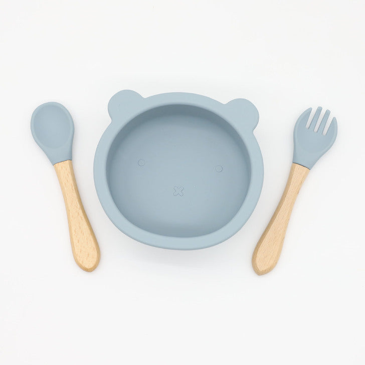 Baby Food Training Silicone Bowl