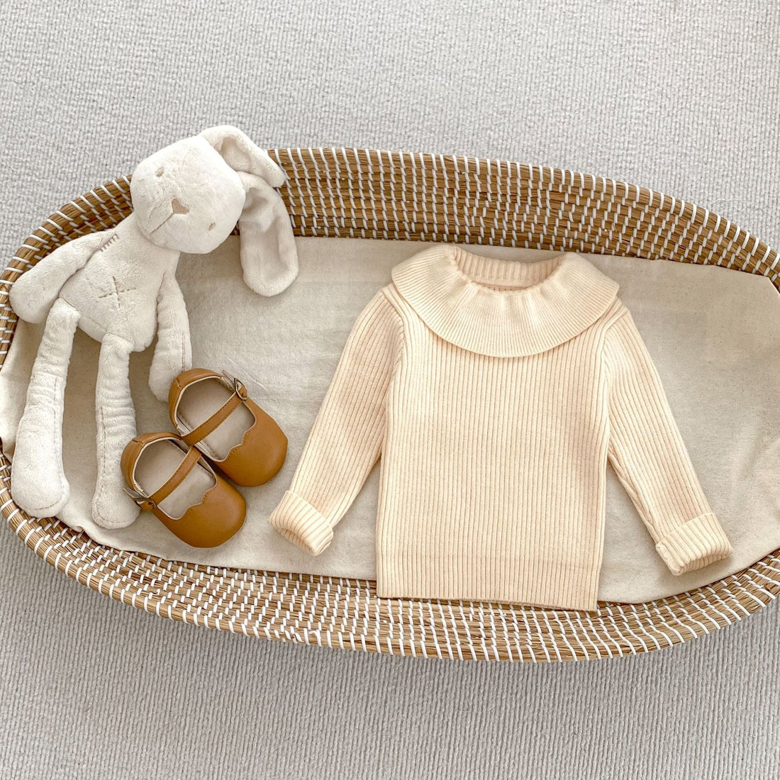 Baby Girls Long Sleeves Simple Top Clothes