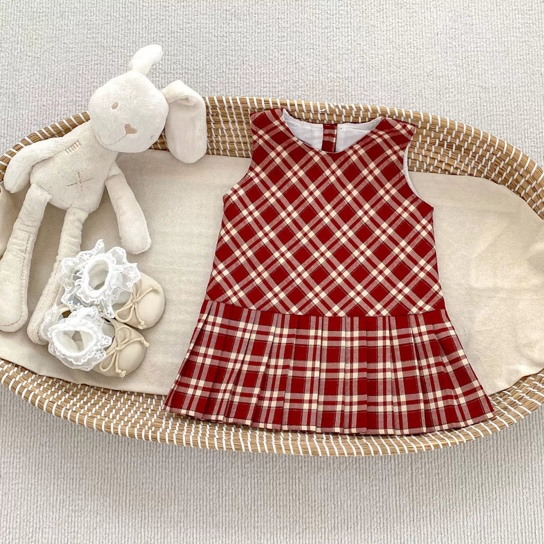 Kids Girls Cherry Pattern Long Sleeves Beige Clothing