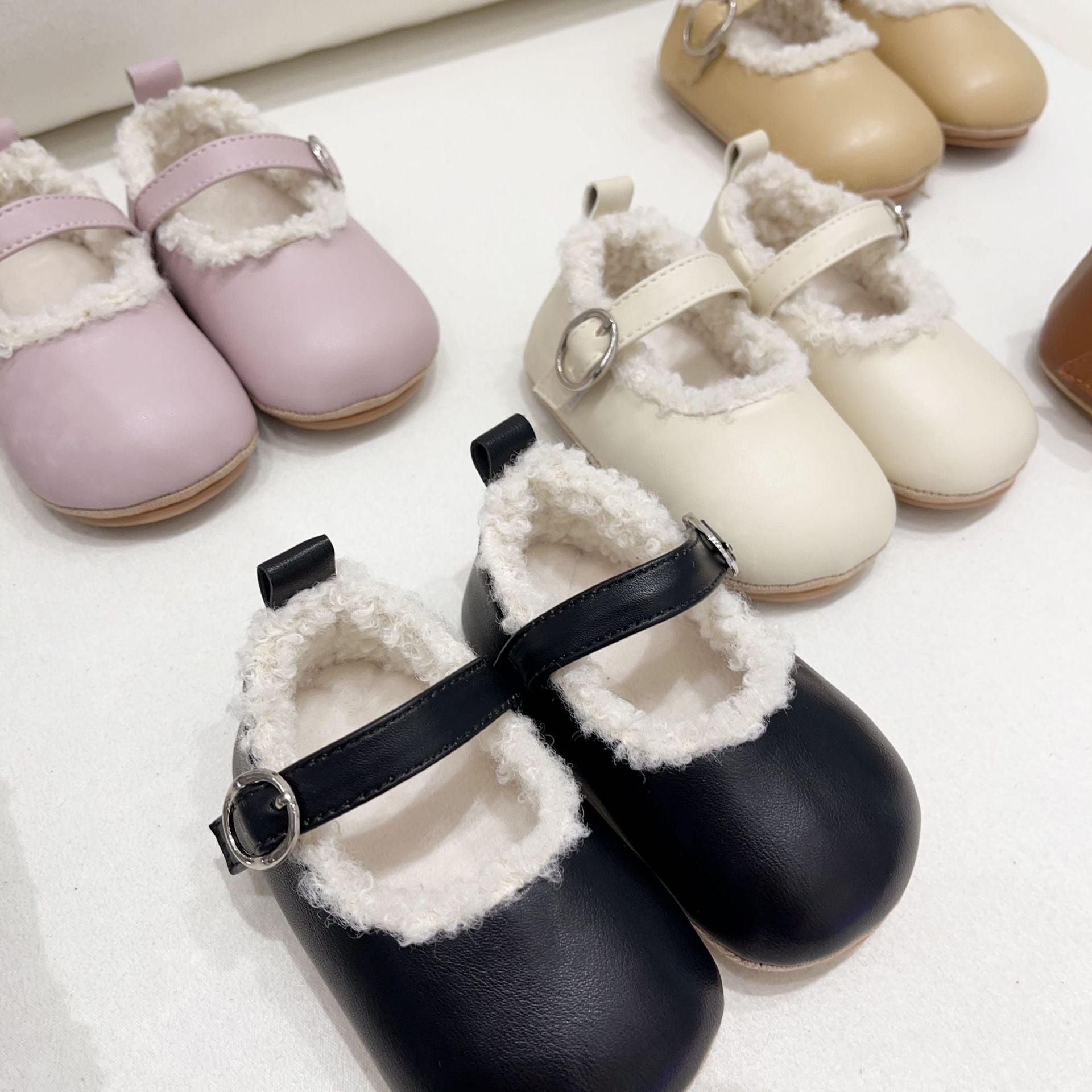 Infant Baby Girl Solid Color Shoes