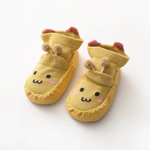 Baby Cartoon Embroidered Non-Slip Shoes