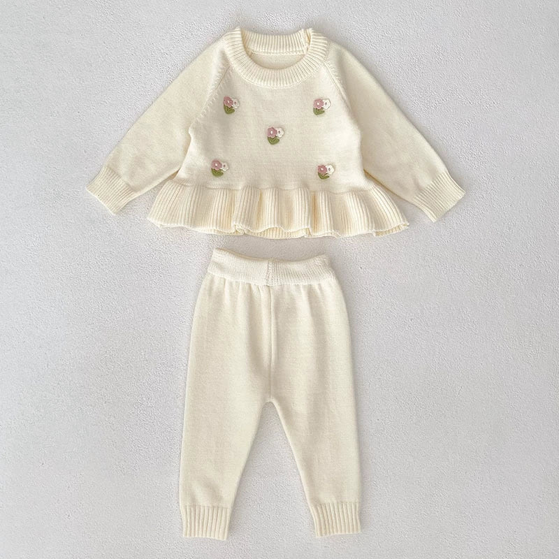 Baby Girls Long Sleeves Knitted Top Clothes