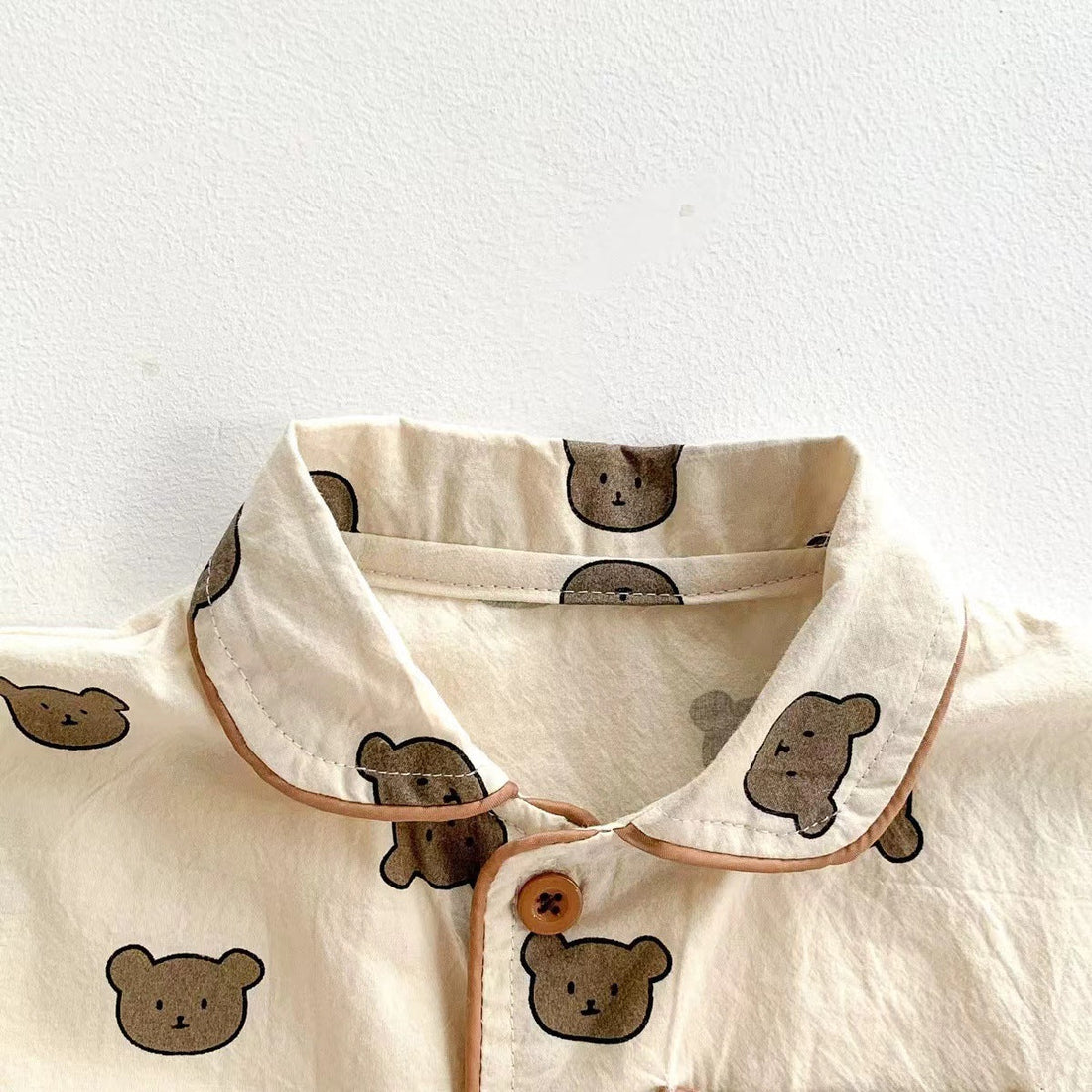 Baby Boy Breasted Design Short Rompers