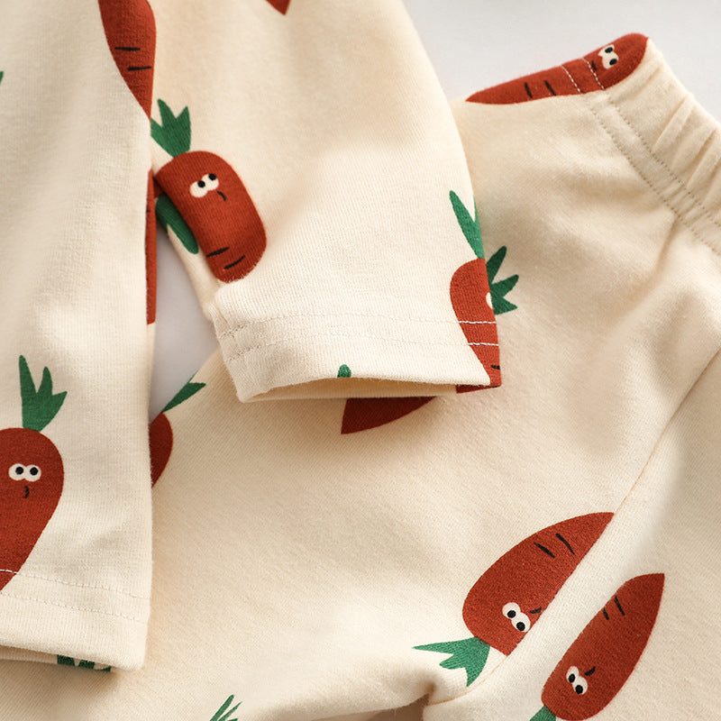 Baby Print Pattern Tops Clothes