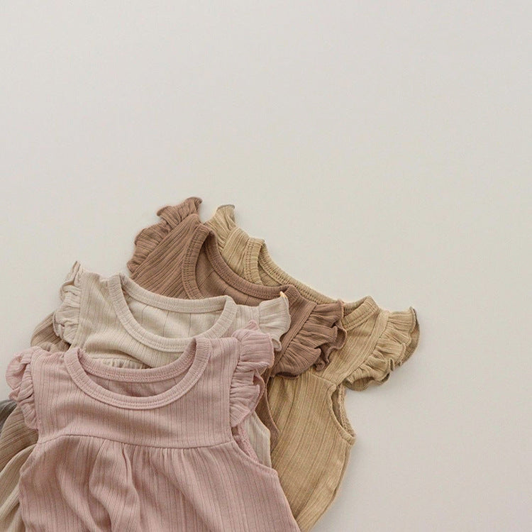 Baby Girl Sleeveless Top Combo Clothes